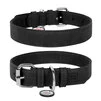 Ошейник для собак из искусственной кожи WAUDOG Eco с QR паспортом, Ш 20 мм, Дл 30-39 см, черный - 1
