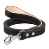 Поводок "CoLLaR" двойной с прошивкой (ширина 20мм, длина 122см), черный - 1