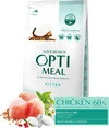 Повнораціонний сухий корм для кошенят Optimeal курка 1.5 кг - 2