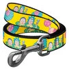 Поводок для собак нейлоновий WAUDOG Nylon, малюнок "Рік і Морті 1", L-XXL, Ш 25 мм, Дл 122 см - 1