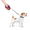Поводок-рулетка для собак WAUDOG R-leash, малий, до 15 кг, 5 м, светоотражаюча стрічка чорний - 5