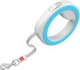 Поводок-рулетка для собак Collar WAUDOG R-leash, круглая, XS-M, до 40 кг, 2,9 м, светоотражающая лента, голубая - 3