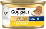 Упаковка влажного корма для кошек Purina Gourmet Gold Паштет с курицей 24 шт по 85 г - 4