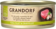 Упаковка вологого корму для котів Grandorf Філе тунця з крабом 6 шт по 70 г - 2
