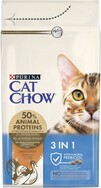 Сухий корм для дорослих котів Purina Cat Chow Feline 3-in-1 з формулою трійного дії, з індичкою 1.5 кг - 2