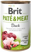 ПАК. Влажный корм для собак Brit Pat&eacute; &amp;amp; Meat с уткой и курицей, 6 шт по 400 г - 1