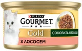 Упаковка влажного корма для кошек Purina Gourmet Gold Сочное наслаждение с лососем 24 шт по 85 г - 4
