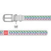 Нашийник WAUDOG Design з малюнком "Парад собачок", преміум шкіра, металевий пряжка (ширина 15 мм, довжина 27-36 см), білий - 2