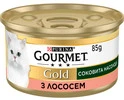Упаковка влажного корма для кошек Purina Gourmet Gold Сочное наслаждение с лососем 24 шт по 85 г - 2