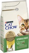 Сухий корм для дорослих стерилізованих котів Purina Cat Chow Sterilised з куркою 1.5 кг - 2