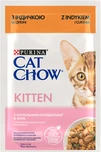 Упаковка вологого корму для кошенят Purina Cat Chow Kitten шматочки в желе з індичкою та цукіні 85 г x 26 шт - 2