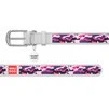 Ошейник WAUDOG Design с рисунком "Розовый камо", премиум кожа, металлическая пряжка (ширина 20 мм, длина 30-39 см), белый - 2