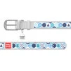 Нашийник WAUDOG Design з малюнком "Морський", преміум шкіра, металевий пряжка (ширина 12 мм, довжина 19-25 см), білий - 2