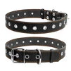Ошейник "CoLLaR" безразмерный (ширина 35мм, длина 69см), черный - 1