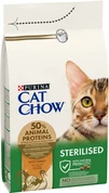 Сухий корм для дорослих стерилізованих котів Purina Cat Chow Sterilised з індичкою 1.5 кг - 3