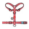 Анатомічний H-подібний нашийник для собак WAUDOG Nylon з QR-паспортом, малюнок "Етно червоний", пластиковий фастекс, L, Ш 25 мм, А 50-90, В 60-100 - 2