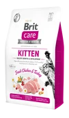 Сухий беззерновий корм Brit Care Kitten HGrowth &amp; Development для кошенят курка/індичка 0.4 кг - 1