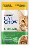 Упаковка влажного корма для взрослых стерилизованих кошек Purina Cat Chow Sterilised с курицей и баклажанами 85 г х 26 шт - 2
