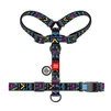 Анатомічний H-образний нашийник для собак WAUDOG Nylon з QR-паспортом, малюнок "Інді", пластиковий фастекс, S, Ш 15 мм, A 30-40, B 30-50 - 3