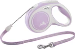 Поводок-рулетка Flexi New Comfort М трос 5 м Ліловий - 1