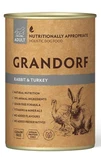Влажный корм для взрослых собак Grandorf RABBIT &amp;amp; TURKEY с кроликом и индейкой, 400 г - 1