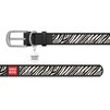Ошейник WAUDOG Design с рисунком "Зебра", премиум кожа, металлическая пряжка (ширина 35 мм, длина 46-60 см), черный - 2