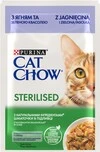 Упаковка вологого корму для дорослих стерилізованих котів Purina Cat Chow Sterilised з ягнятиною та зеленою квасолею 85 г х 26 шт - 2