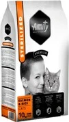 Сухий корм для котів Amity для стерилізованих з лососем 10 кг (8436538949115) - 1