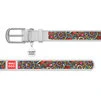 Ошейник WAUDOG Design с рисунком "Фолк", премиум кожа, металлическая пряжка (ширина 20 мм, длина 30-39 см), белый - 2