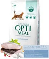 Повнораціонний сухий корм для дорослих котів Optimeal з високим вмістом тріски 1.5 кг - 2