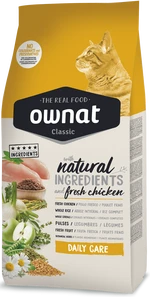 Сухий корм для дорослих котів Ownat Classic Daily Care (Cat) з куркою 15 кг