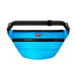 Поясная сумка - бананка WAUDOG Family со съемным ремнем, размер 33*17*10 см, голубой