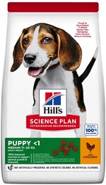 Сухой корм для щенков средних пород Hill’s Science Plan Puppy Medium Breed с курицей 2.5 кг