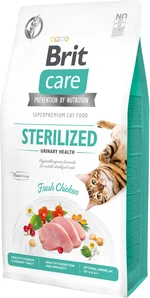 Сухой корм для стерилизованных котов Brit Care Cat GF Sterilized Urinary Health с курицей 7 кг (8595602540723)