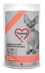Сухий суперпреміум корм для кошенят 1st Choice Kitten Optimal Growth риба 0.32 кг
