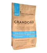 Сухой корм для взрослых кошек для кожи и шерсти Grandorf WHITE FISH &amp; TURKEY SKIN &amp; COAT CARE белая рыба с индейкой, 400 г