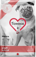 Сухой диетический корм для собак 1st Choice Adult Derma Дерма 12 кг