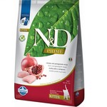 Фармина сухой корм для котят N&amp;D GRAIN FREE PRIME CHICKEN &amp; POMEGRANATE KITTEN с курицей и гранатом, 5 кг