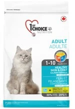 Сухий суперпреміум корм для котів 1st Choice Adult Healthy Skin&amp;Coat лосось 10 кг