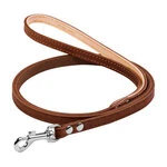 Поводок "CoLLaR" одинарный, непрошитый (ширина 8мм, длина 122см), коричневый