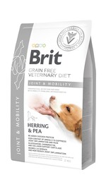 Лечебный корм для собак Brit Veterinary Diet Dog Mobility для суставов с селедкой, лососем, горохом и гречкой 2 кг