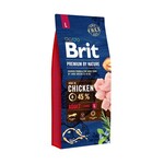 Сухой корм Brit Premium Adult L для взрослых собак крупных пород со вкусом курицы 15 кг