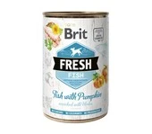 Влажный корм для собак Brit Fresh с рыбой и тыквой 400 г