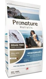 Беззерновой сухой корм Pronature Holistic Dog Mediterranea Small Bites для собак мини и малых пород, Лосось с вялеными томатами 12 кг