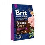 Сухой корм для взрослых собак мелких пород Brit Premium Adult S со вкусом курицы 8 кг