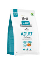 Корм для собак маленьких и средних пород Brit Care Dog Grain-free Adult беззерновой с лососем, 3 кг