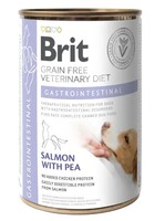 Влажный лечебный корм для собак Brit VetDiets Gastrointestinal Salmon при расстройствах пищеварения 400 г