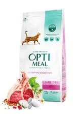 Сухий корм Optimeal для дорослих котів зі смаком ягняти 10 кг