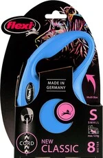 Поводок-рулетка Flexi New Classic S 8 м Синий