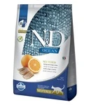 Фармина сухой корм для кошек N&amp;D GRAIN FREE OCEAN HERRING &amp; ORANGE NEUTERED ADULT с сельдью и апельсином, 5 кг